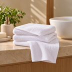 Face Terry Towel - White | 50g