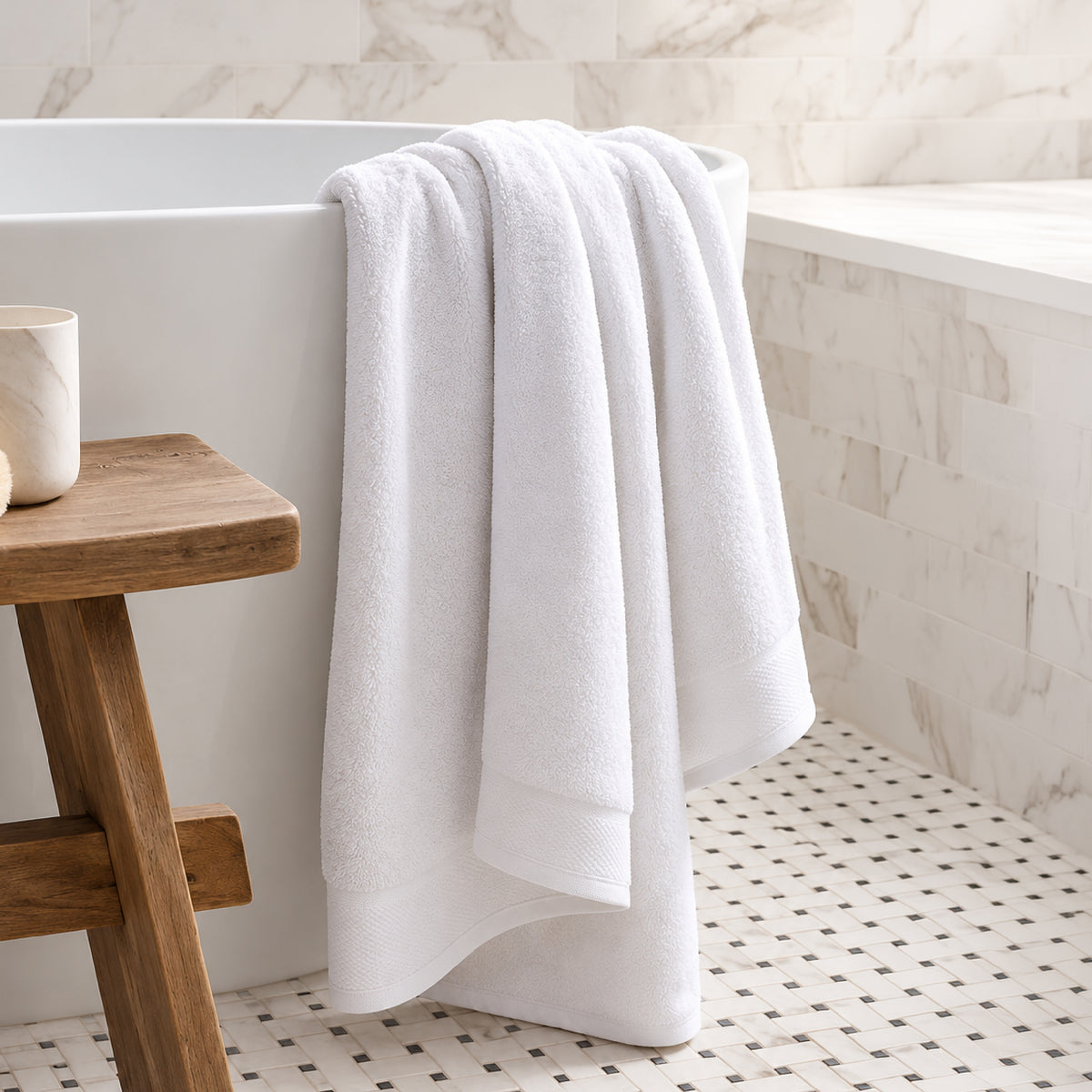 Bath  Terry Towel - White | 550 G