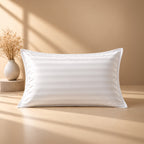 Pillowcase | Silken Ease -300TC 1cm Satin Stripes| 100% Cotton
