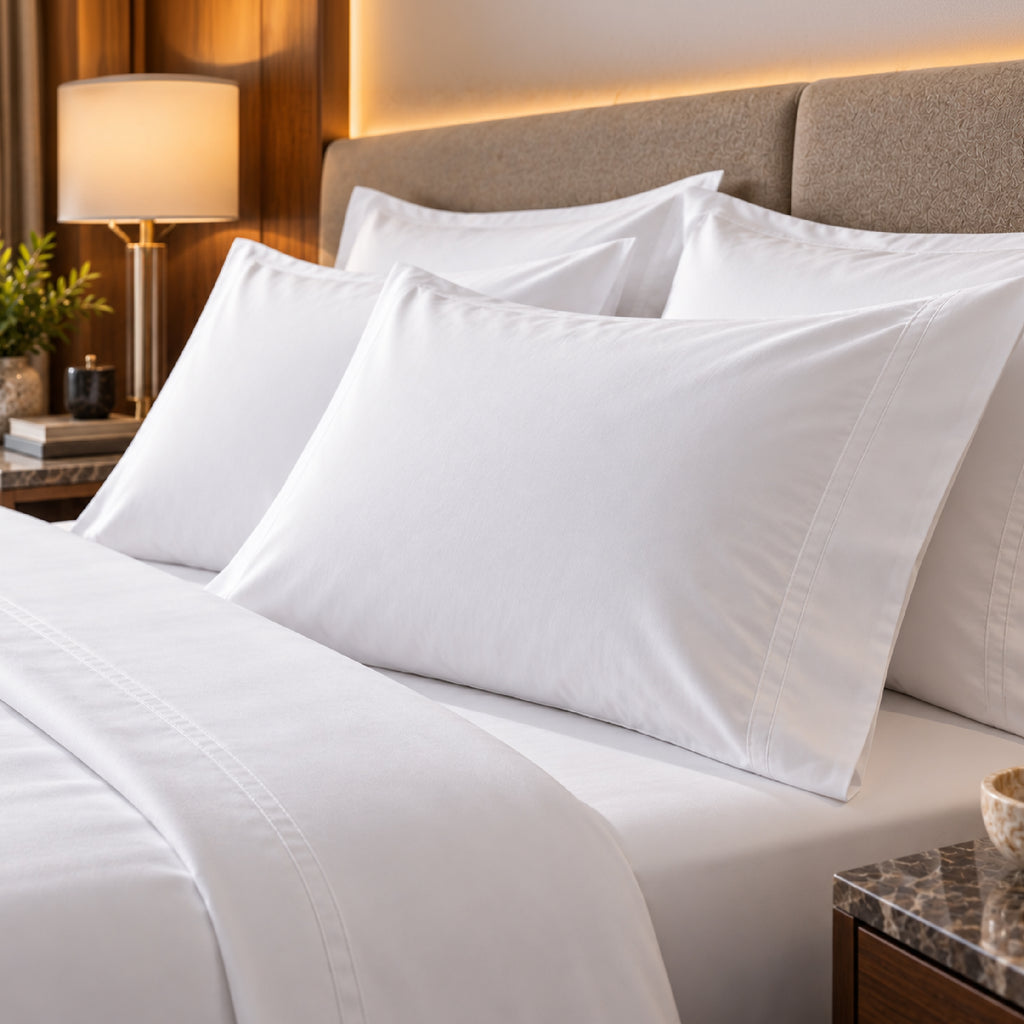 Pillowcase | Deepcomfort-300TC Percale | 100% Cotton