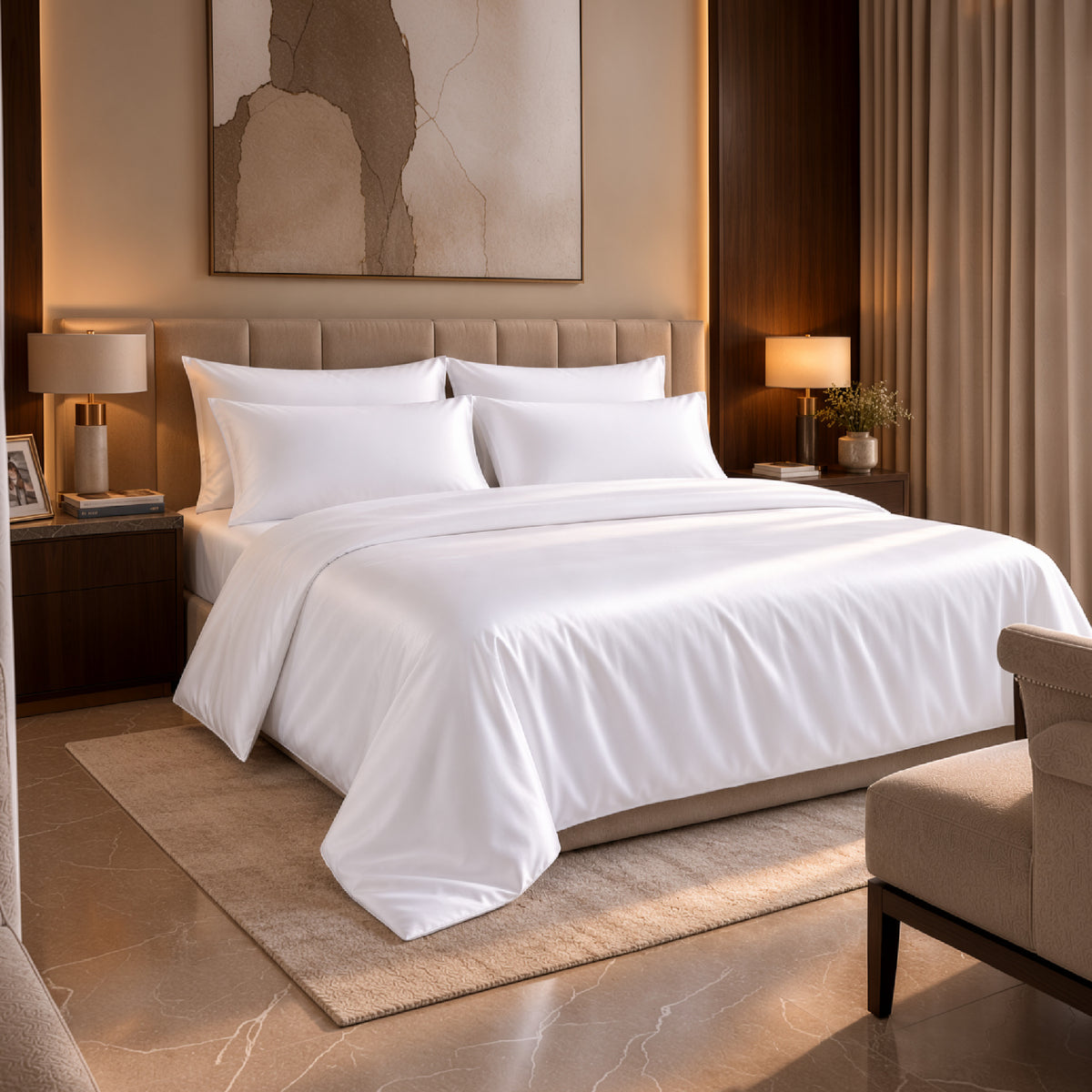 Bedsheet Set - Grande 400 TC Satin
